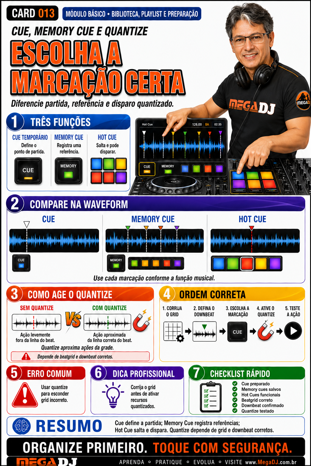 Card 013: Escolha a marcação certa